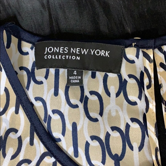 Jones New York Sleeveless Top Career Wear Sz 4 EUC - Picture 5 of 8